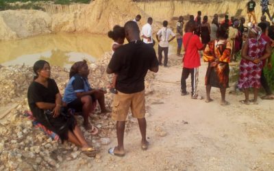 W/R: Mother and Four Children Drown in Abandoned Galamsey Pit at Wassa Dunkwa